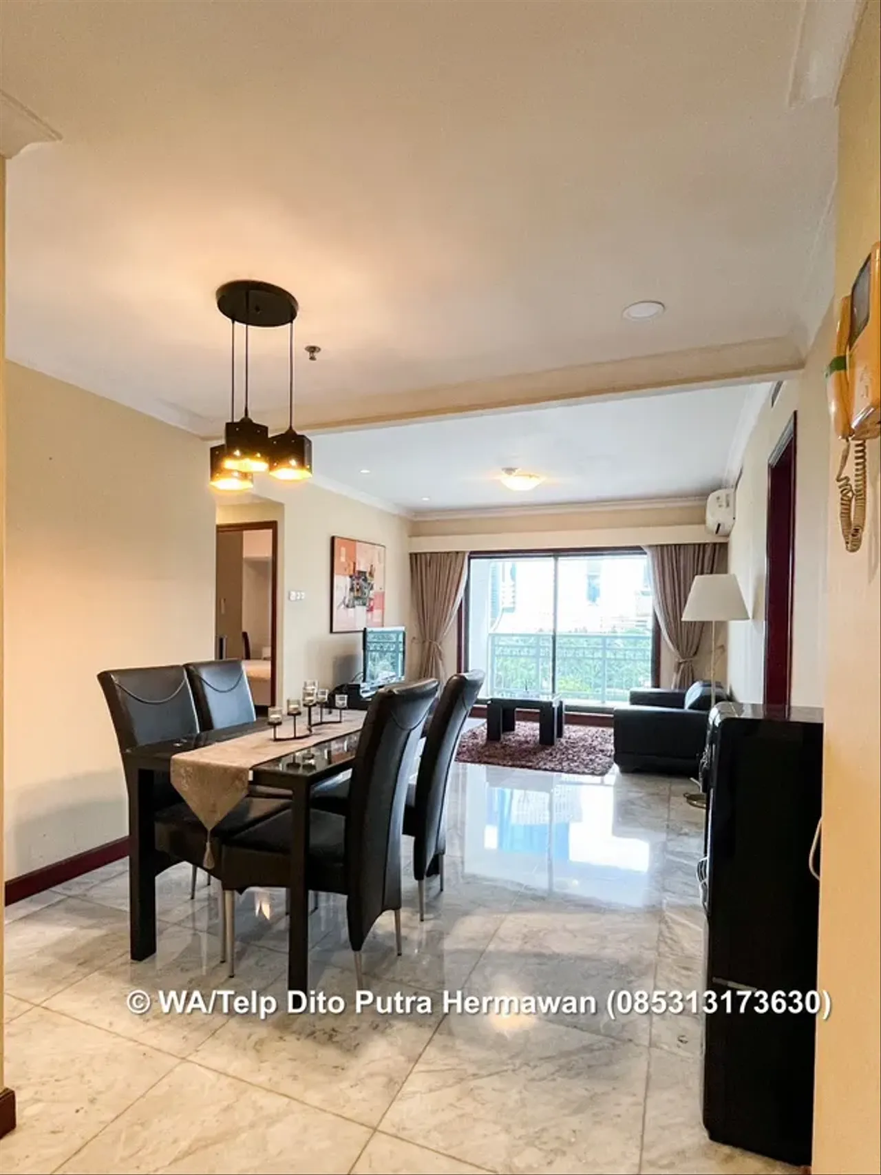 Disewakan Apartemen Pavilion Jakarta Pusat – 2BR 107 sqm Full Furnished Dekat Sudirman, SCBD & Citywalk – 085313173630 (Dito)